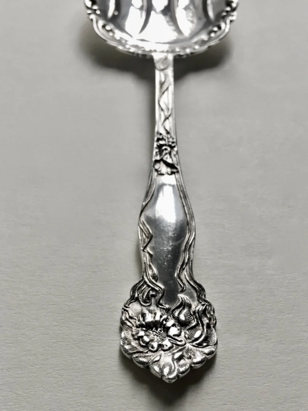 American Silver SP Co. Silver Berry Spoon, C. 1900